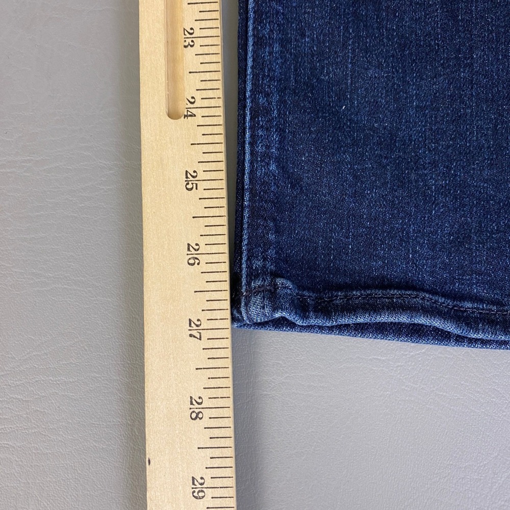 MOTHER Women's Boot Cut Jeans - Dark Blue - Picture 13 of 15